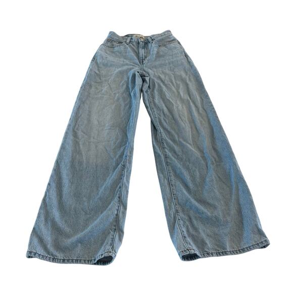 Madewell Superwide-Leg Jeans in Ahern Wash: Airy Denim Edition size 23 - Picture 3 of 13